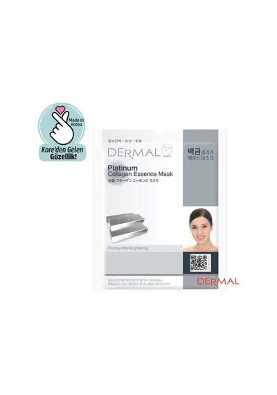 Dermal Aydınlatıcı Platinum Kolajen Maske 23 G - 6 Adet Tarı
