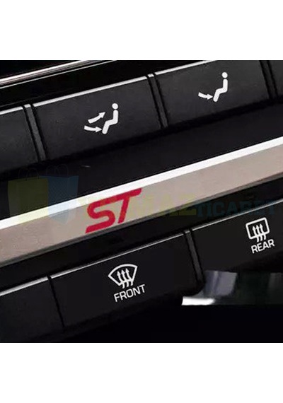 Ford St Logo Torpido Vites Direksiyon Konsol Oto Sticker 10 Adet 2 X 1 Cm