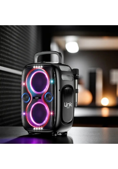 M427 Premium Çift Mikrofonlu 650w Ekstra Bas Bluetooth Hoparlör