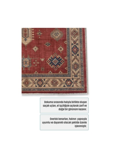 Dekoratif Halı Kaymaz Taban Leke Tutmaz Yıkanabilir Kilim Özel Ölçü Salon Halısı 3025-2