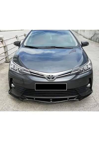 HasAkman Toyota Corolla Uyumlu E170 Trend Ön Lip Piona Black 2013 2014 2015 2016