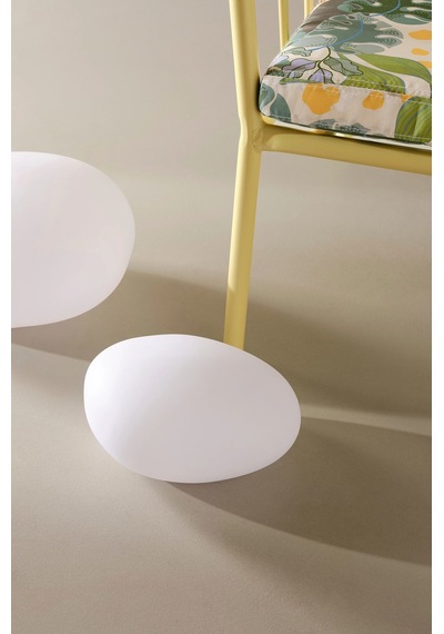 Jotex Globy Solar Dekorasyon Taş 26,5 Cm, Warmweiß Led Işık, 10.000 Saat, Enerji Tasarruflu Dekoratif Aydınlatma Beyaz
