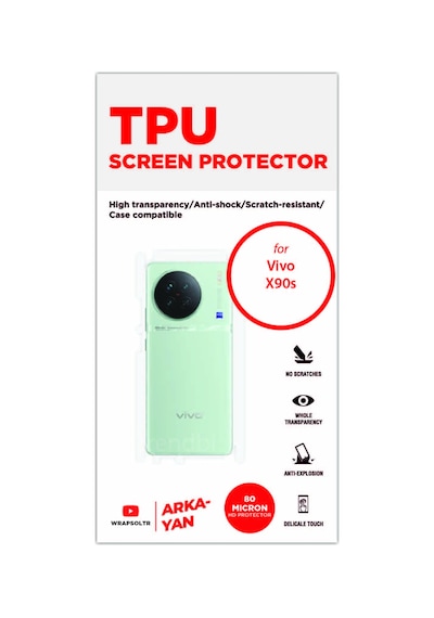 Vivo X90s Arka Ve Yan Kaplama Koruyucu Hd Film