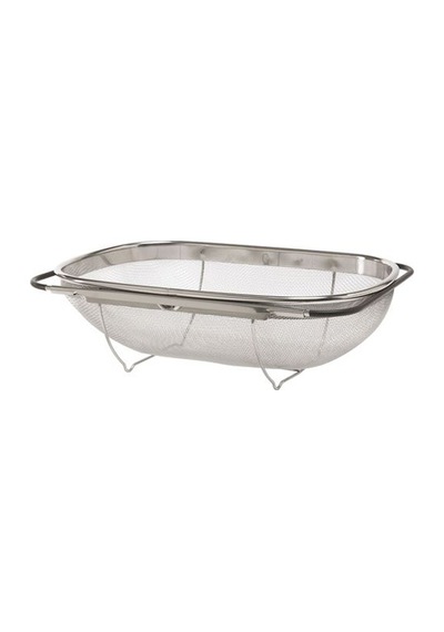 Kulplu-Lavaboya Uygun Süzgeç. Ikea Paslanmaz Çelik Ölçü 34X23 CM