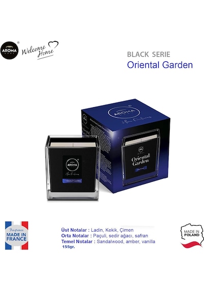 Aroma Home Black Series Kokulu Mum Oriental Garden 155 G