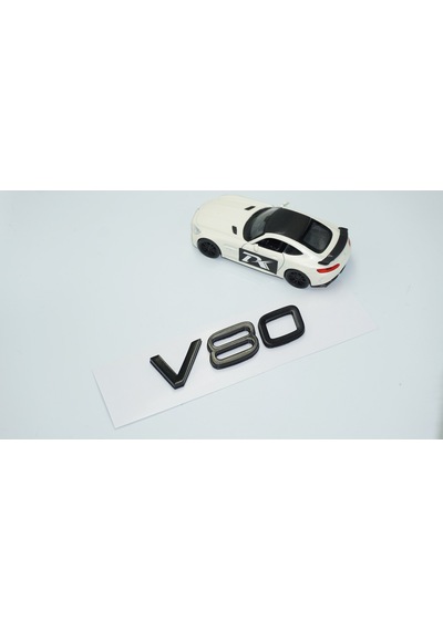 Dk Tuning V80 Siyah Abs 3m 3d Bagaj Yazı Logo Volvo İle Uyumlu