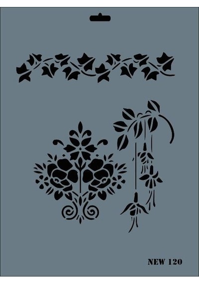 Mey İthalat Rich New Seri N-120 Stencil 35x25 Cm 1