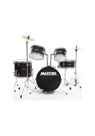 Maxtone Mxc-602bk Junior 5 Parça Çocuk Davul Seti - Siyah Eğitic