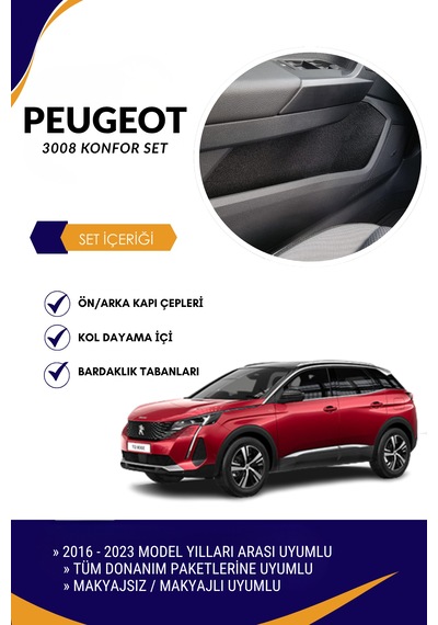 Peugeot 3008 Iı Uyumlu Konfor Seti 1
