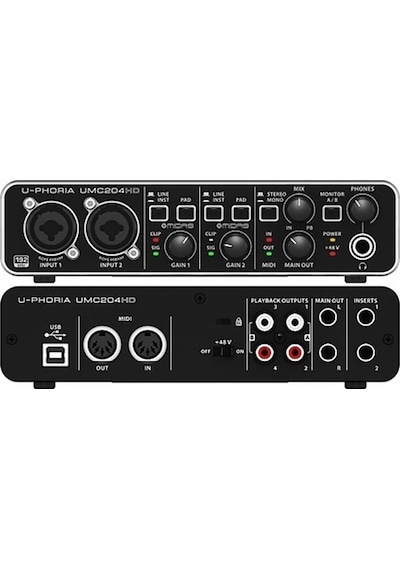 Behringer Umc 204 Hd Ses Kartı Behringer Umc 204 Hd Ses Kartı