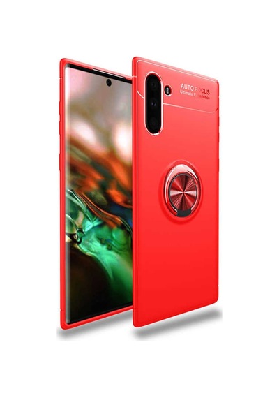 Samsung Galaxy Uyumlu Note 10 Kilif Yüzüklü Tam Korumali Silikon Kapak 417330792