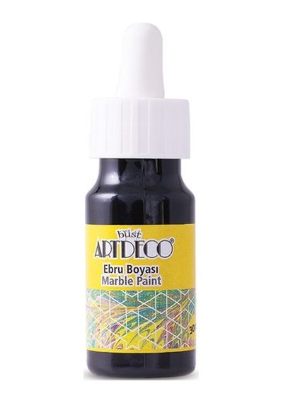 Artdeco Ebru Boyası 18 Siyah