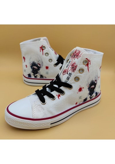 Günlük Unisex Spor Ayakkabı Tokyo Ghoul Desenli Sneakers (525021261)