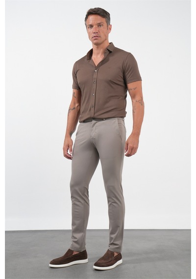 İmza Vizon Yan Cep Slim Fit Esnek Jogger Pantolon 1003260373