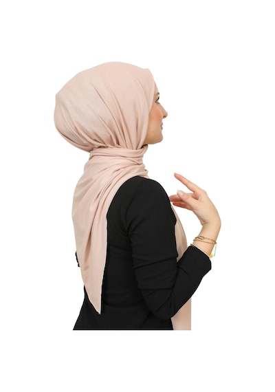 Modish Group Şal Tesettür Başörtüsü Premium Kumaş Eşarp Uzun Islami Giyim Viskon - Haki Bej