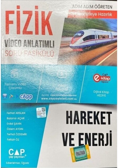 Fizik Hareket ve Enerji Konu Anlatımlı Soru Bankası -  Çap Yayınları