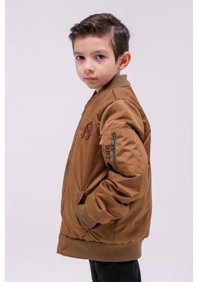 Benitto Kids Erkek Çocuk Mevsimlik Yağmurluk Ceket 51294-kahve Kahverengi