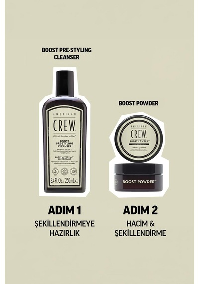 Crew Boost Shampoo 250ml & Boost Powder 10g Diğer