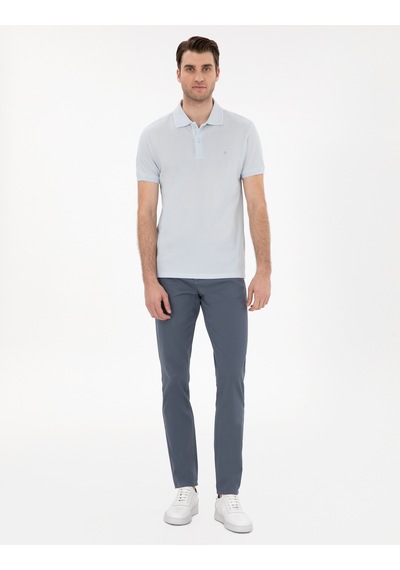 Pierre Cardin Erkek Buz Mavisi Tişört Basic 50306448-vr095 Buz Mavisi