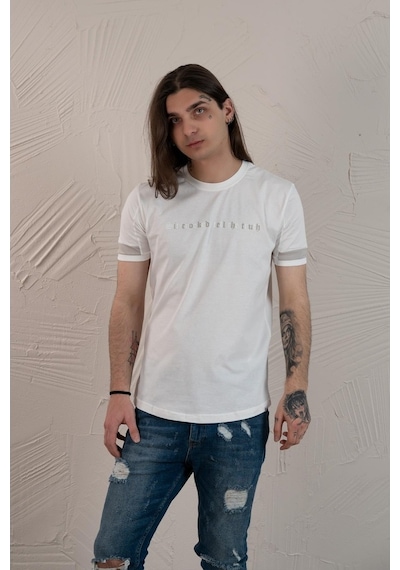 Slimfit Baskılı Sıfır Yaka Erkek Penye T-Shirt (538009215)