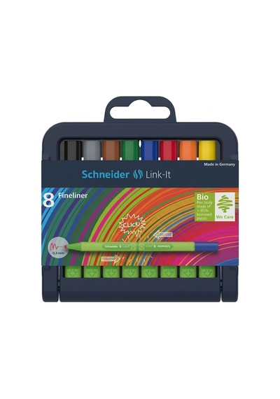 Schneider Fiber Uçlu Kalem Lınk-ıt 0.4 Mm 8 Li Set Sct896 Çok Renkli