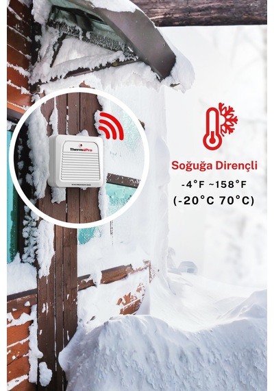 Thermopro Tx7c Tp280b-tp260b Modelleri İçin İlave Dış Sensör