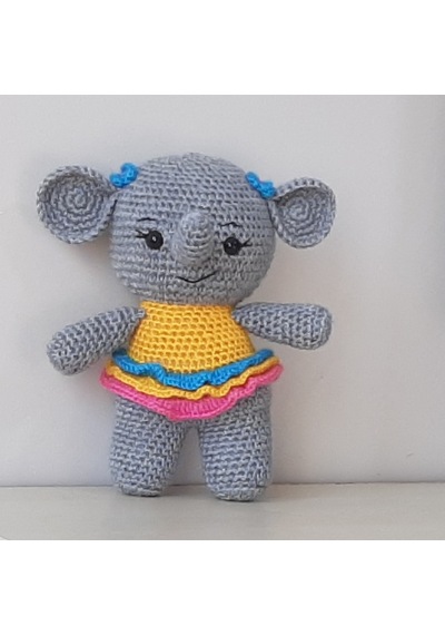 Amigurumi Örgü Oyuncak Fil