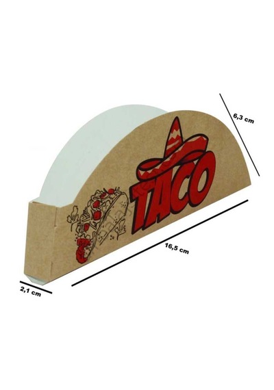 200 Adet Taco Tutucu Tako Tutacağı, Tek Kullanımlık Taco Servis Aparatı