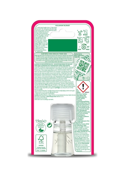 Elektrikli Oda Kokusu Yedek Şişe Sakura Bahçesi + Beyaz Orkide 2x19 Ml Karışık
