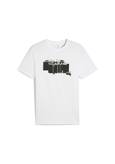Puma X Squid Game Graphic Tee Erkek Beyaz Tişört Beyaz Beyaz
