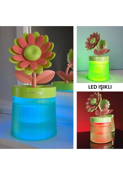 Upway Led Işıklı Hava Nemlendirici - Büyük Hazneli İki Modlu Buhar Makinesi