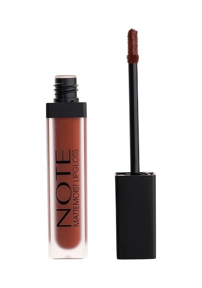 Mattemoist Lipgloss 416 Brown Yarı Mat Bitişli Likit Ruj, Kahverengi 0