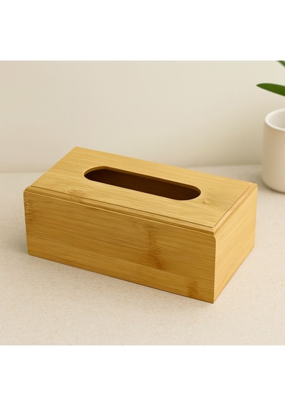 Ahşap Bambu Peçetelik 11.6x22.8 Cm Renkli
