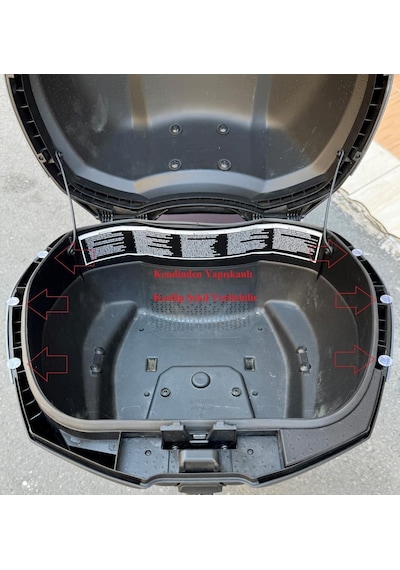 N Max - X Max Motosiklet Çanta Topcase Ses Kesici Lastik Muhtelif