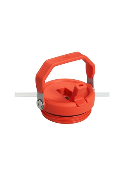 Stanley The Iceflow Flip Straw 0.89 L Pipetli Termos Bardak Mor-Turuncu