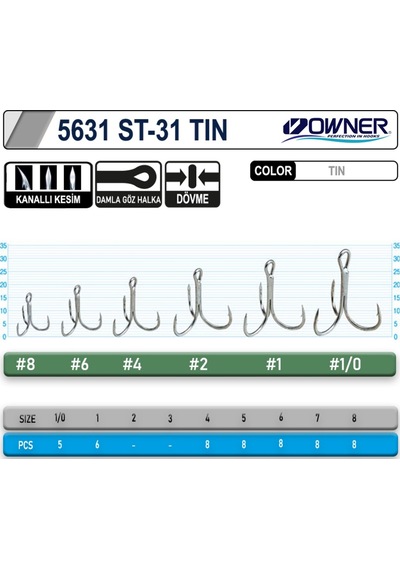 Owner 5631 St-31Tn Tin Çarpma Iğne (416518167)