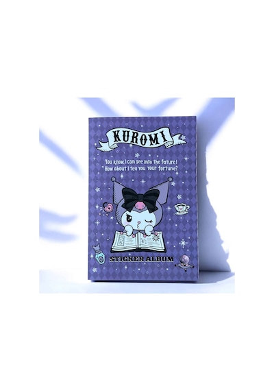 Bak Gel Al Kuromi Tarot Ve Fal Temalı Sticker Albümü Kuromi Sticker Defteri Albümü - Mistik Fal Ve Tarot Kole - Bgakuromi009 Çok Renkli