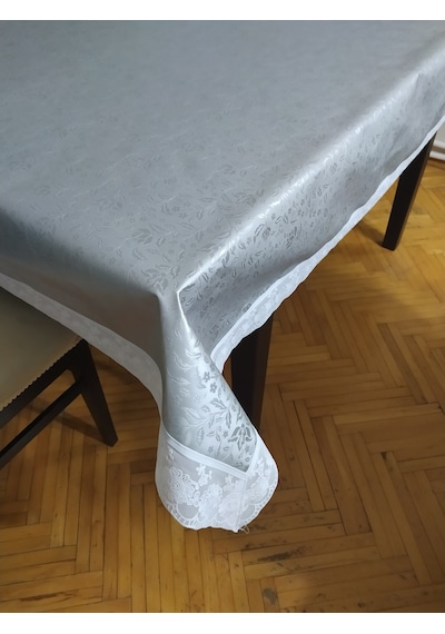 Masa Örtüsü Pvc Dantel Kenar 140X180Cm