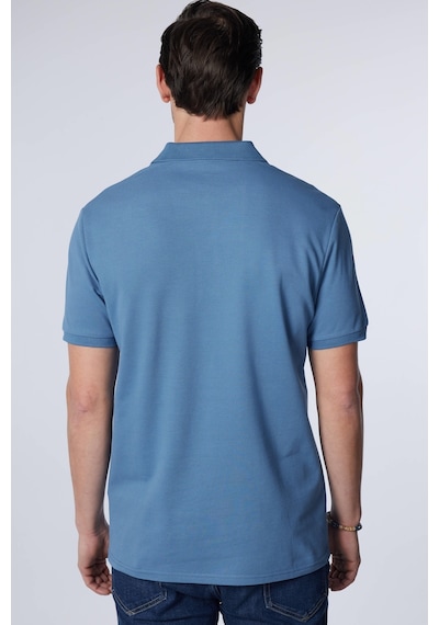 Tudors Erkek Slim Fit Dar Kesim Pamuklu Yumuşak Dokulu Serin Tutan Kumaş Düz Pike Polo Yaka Tişört-31622-petrol Petrol