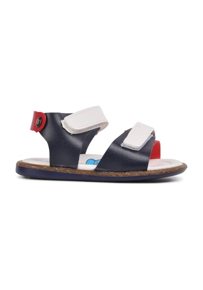 Şiringenç 210109 Lacivert-beyaz-kırmızı Comfort Erkek Çocuk Sandalet 001