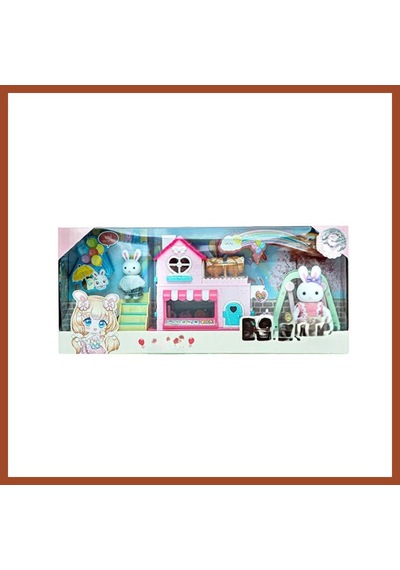 Bay Dreamy Mi Ni Tavşan Kaydıraklı Park Oyun Seti Pro