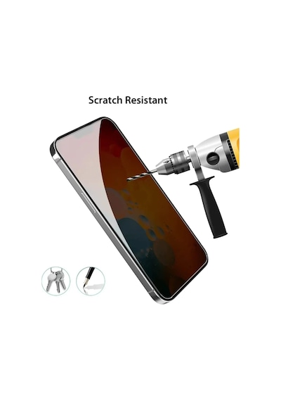 Iphone 14 Pro Max Uyumlu Hayalet Ekran Gizli Tam Kaplayan Kırılmaz Cam Seramik Ekran Koruyucu Film