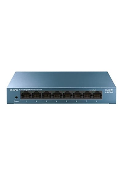 Ls108g, 8-port 10/100/1000 Mbps Gigabit Ethernet Switch, 8 Bağlantı Noktası Sku: Zeusb07rqt8vx1