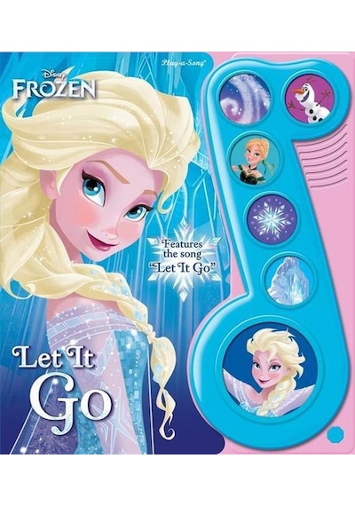 Disney Frozen - Let It Go Little Music Note Sound Book ...