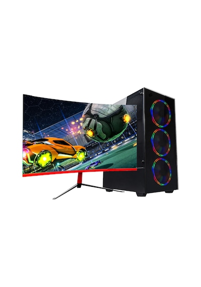 Ramtech Full Force FF43 i5-4570 16 GB 500 GB+512 GB SSD GTX1050Ti 23.6" Masaüstü Oyuncu Bilgisayarı