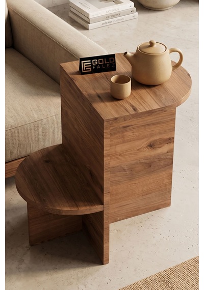 Setro Yan Sehpa Suntalam Kahverengi 53x35 Cm Diğer