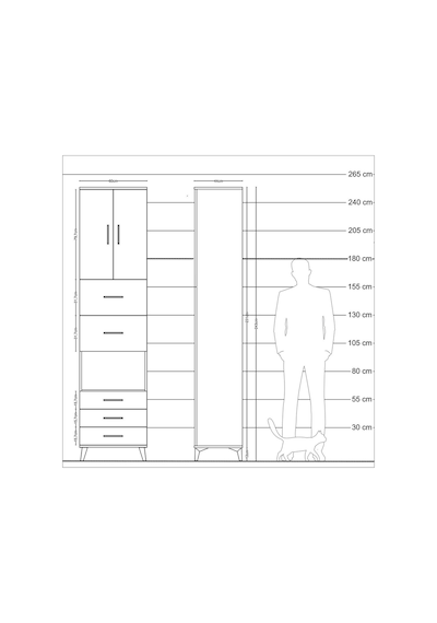 Hyperion Dolap 3 Raflı 5 Çekmeceli 2 Kapaklı 60x44x243 Çam-antrasit Atlas Çam Hyperion Dolap 3 Raflı 5 Çekmeceli 2 Kapaklı 60x44x243 Çam-antrasit Atlas Çam