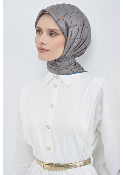 Armine Saf İpek Sura Eşarp-2026 İlkbahar-yaz- 953800d Yağ Yeşili