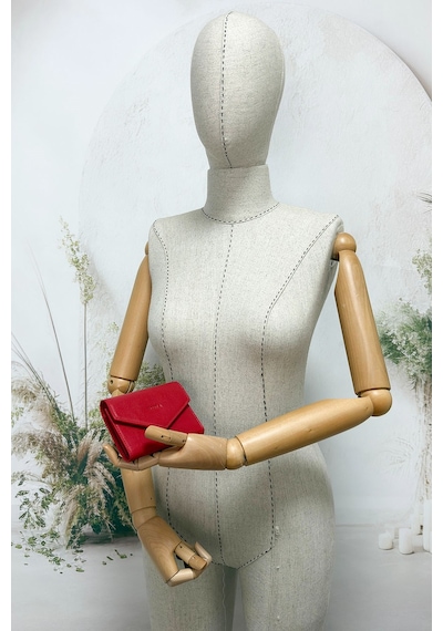 Sosela 56-2003 Kadın Kırmızı Cüzdan Kirmizi