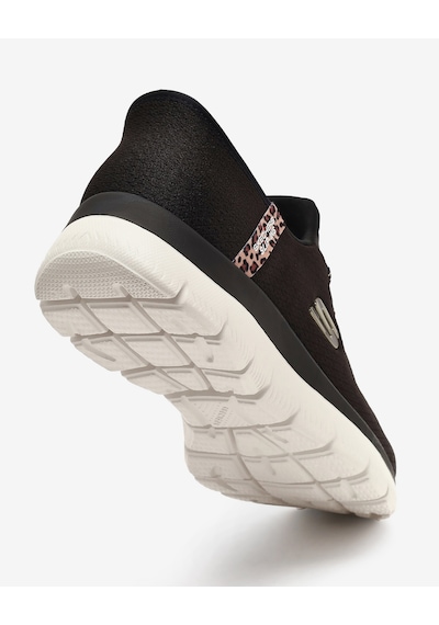 Skechers Summıts Leopard Chıc Kadın Siyah Spor Ayakkabı 150275tk Bkmt Siyah